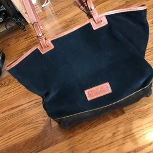 Dooney and Bourke suede bag